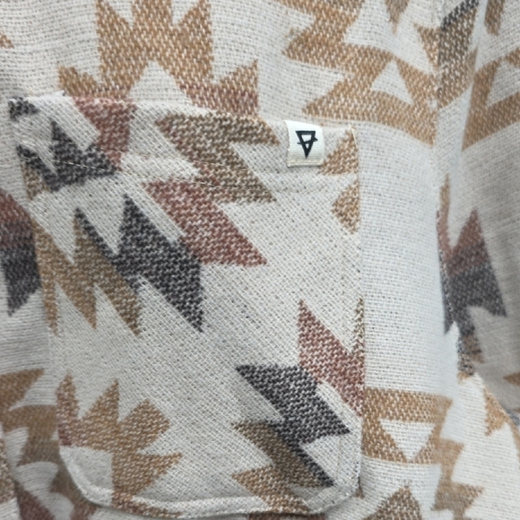 Aztec Print Long Shacket - NEW - Picture 3 of 11